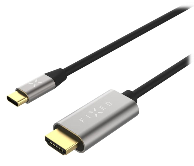 FIXED Kabel USB-C/HDMI USB-C 3.1 Gen 2 18Gbps HDMI 2.0 4K/60Hz 2m - 1342431 - zdjęcie